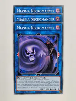 Yu Gi Oh - 3x DOOD-EN052 Miasma Necromancer - Common - Image 1
