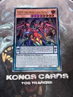 DOOD-EN003 D/D/D Zero Doom Queen Machinex Ultra Rare Yu-Gi-Oh! NEW - Image 1