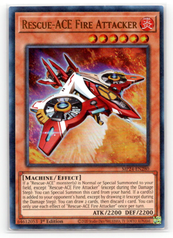 Rescue-ACE Fire Attacker - MP24-EN280 - Ultra Rare - 1st Edition Yugioh - Image 1