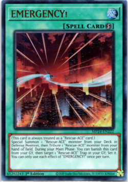 EMERGENCY! - MP24-EN222 - Ultra Rare - 1st Edition Yugioh - Image 1