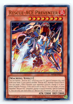 Rescue-ACE Preventer - MP24-EN217 - Ultra Rare - 1st Edition - Yugioh - Image 1