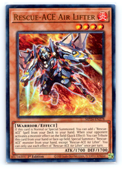 Rescue-ACE Air Lifter - MP24-EN278 - Ultra Rare - 1st Edition - Yugioh - Image 1