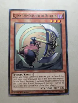 Djinn Demolisher of Rituals - DUEA-EN037 - Common - YuGiOh! - Image 1