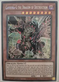 YuGiOh Gandora-G the Dragon of Destruction Secret Rare 1st Edition LEDE-EN001 - Image 1