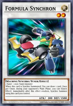 Yugioh RA04-EN143 - Formula Synchron - Platinum Secret Rare - Image 1