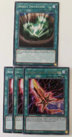 YuGiOh 19 Card Inzektor Deck Core with 7 Card Extra Deck - Image 3