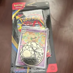 Pokemon TCG Phantasmal Flames Booster Pack + Whimsicott Promo Card Coin - Image 1