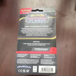 Pokemon TCG Phantasmal Flames Booster Pack + Whimsicott Promo Card Coin - Image 2