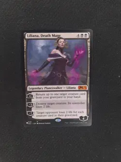 MTG Liliana, Death Mage Card Core Set 2021/M21 - VLP/NM - Image 1
