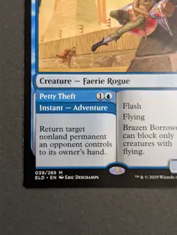 MTG Card - 1x Brazen Borrower - Throne of Eldraine - NM - Throne of Eldraine 039 - Image 3