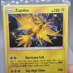 Pokemon Card Zapdos 24/68 Holo Rare Hidden Fates 2019 NM-Mint - Image 2