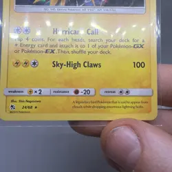 Pokemon Card Zapdos 24/68 Holo Rare Hidden Fates 2019 NM-Mint - Image 3