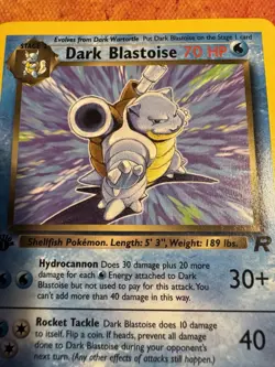 1st Edition Team Rocket Dark Blastoise | 20/82 | Vintage Pokemon Card - Image 5