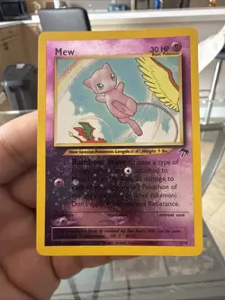 Pokemon TCG Mew Reverse Holo Card No.151 Southern Islands Nm Condition English - Image 3