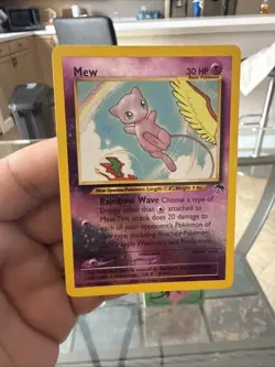 Pokemon TCG Mew Reverse Holo Card No.151 Southern Islands Nm Condition English - Image 4