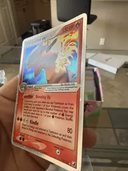 Pokemon TCG Typhlosion EX Holo Rare Card 110/115 2005 Unseen Forces Nm/M - Image 2