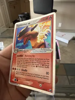 Pokemon TCG Typhlosion EX Holo Rare Card 110/115 2005 Unseen Forces Nm/M - Image 3