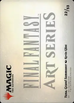 Yuna, Grand Summoner Art Card S Art Series: FINAL FANTASY 22/53 - Image 2