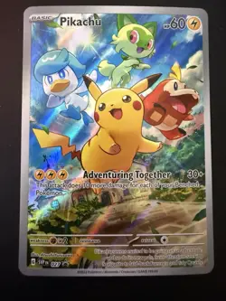 Pikachu 027 Sv: Scarlet & Violet Promo Cards Holo - Image 1