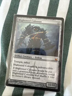 Blightsteel Colossus Mirrodin Besieged MP Regular - Image 1