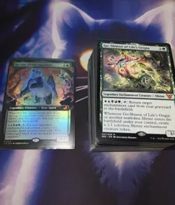 Mtg Full EDH Deck - Hei Bai, Forest Guardian Shrines - Lots of Rares/Mythics!!! - Image 1