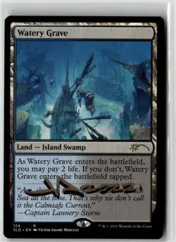 MTG Watery Grave 124 SLD Signed Auto Victor Adame Minguez - Image 1
