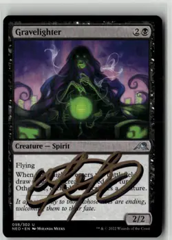 MTG Gravelighter 098/302 NEO Signed Auto Miranda Meeks - Image 1