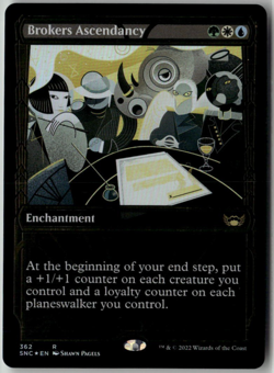 MTG Brokers Ascendancy Gilded Foil 362 SNC Artist Proof w/ Sketch - Image 1