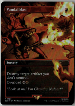 MTG Vandalblast Foil 1757 SLD Secret Lair x Marvel Deadpool - Image 1