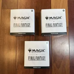 MTG Final Fantasy Prerelease Pack Kit LOT OF 3 - Brand New Sealed - Image 1