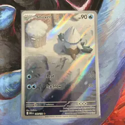 Snover 140/132 Illustration Rare Holo ME01: Mega Evolution Pokemon NM - Image 1