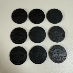 Pokemon Coin Lot Of 9 Vintage Munchlax Torchic Mudkip USED - Image 2