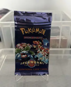 Pokemon TCG Legendary Collection Booster Pack Factory Sealed WOTC - Image 1