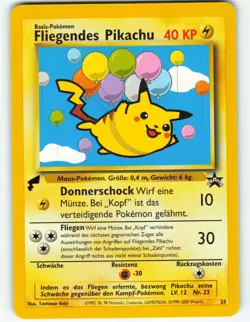 Flying Pikachu - World Collection - #25 Black Star Promo (DE) - Pokemon TCG - Image 1