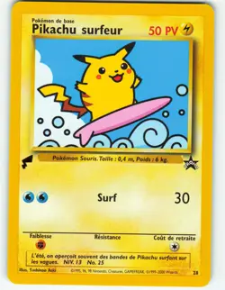 Surfing Pikachu - World Collection - #28 Black Star Promo (FR) - Pokemon TCG - Image 1