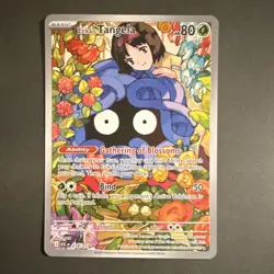 Pokemon Erika's Tangela 218/217 ASC Full Art Basic HP80 Ability Regular English - Image 1
