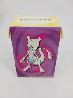 WOTC Pokemon Pikachu and Mewtwo Ultra Pro Deck Box 1999 Rare Empty Used - Image 3