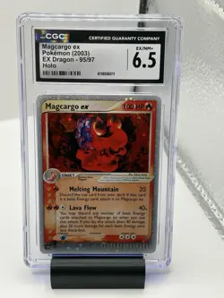 2003 Pokemon Magcargo ex Dragon 95/97 CGC 6.5 EX/NM+ - Image 1