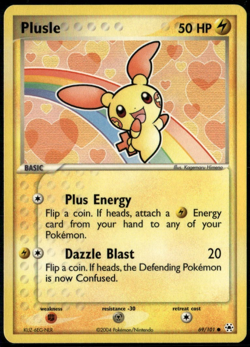 Plusle - ex Hidden Legends 69/101 2004 NM Pokemon - Image 1