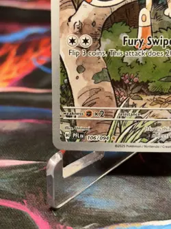 Meowth 106/094 IR Phantasmal Flames English Pokemon TCG - MINT - Image 4