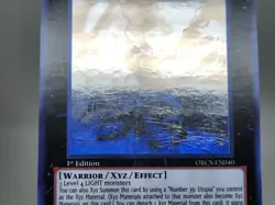 YuGiOh Number C39: Utopia Ray ORCS-EN040 1st Edition Ghost Rare MP - Image 2