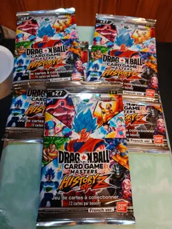 Lot De 5 Booster Dragon Ball Card Game Scelle Bt27 Fr - Image 1