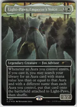 MTG Light Paws Emperor's Voice Rainbow Foil Foil NM Secret Lair Magic 1877 - Image 1