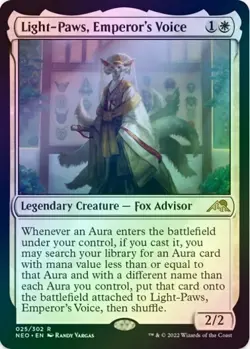 1 x Light-Paws, Emperor's Voice - Foil - NEO - LP - MTG - JPL - Image 1