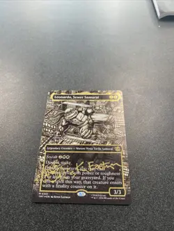 Leonardo, Sewer Samurai Borderless Gold-stamped Signature - Image 2