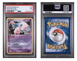 2006 POKEMON EX LEGEND MAKER #10 MEW-REV.FOIL LEGEND MAKER PSA NM 7 - Image 1