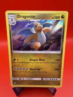 Dragonite 96/149 Sun & Moon Cosmos 2017 Holo Rare Pokemon Card NM - Image 1