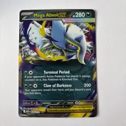 Pokemon TCG Mega Evolution Mega Absol EX 86/132 - Image 1