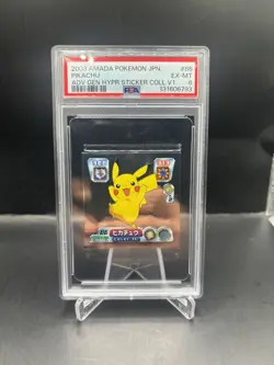 POP 1 OF 1 !!! 2003 AMADA POKEMON JAPANESE ADVANCED GEN HYPER STICKER PSA 6 - Image 1