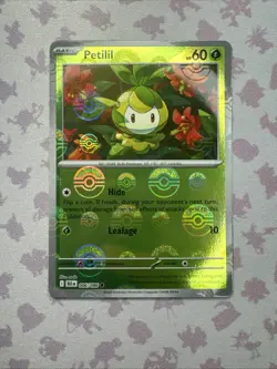 Petilil (Poke Ball Pattern) 006/086 Pokemon Sv: Black Bolt Holo Pokemon NM - Image 1